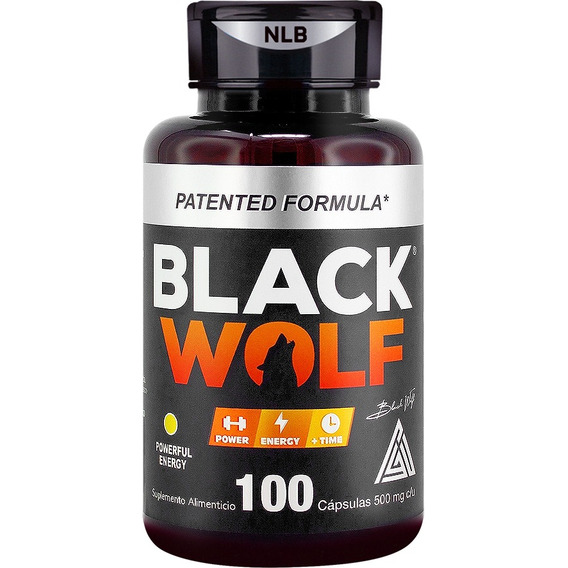 Black Wolf 100 Cápsulas Vigorizante Potencia - Blinlab