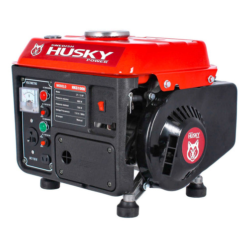 Planta De Luz Portátil A Gasolina 900w 2t 110v Husky Hkg1000