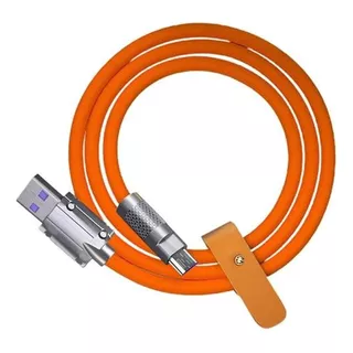 Cable Super Carga Rapida 6a Tipo C 1 Metro De Largo 120w