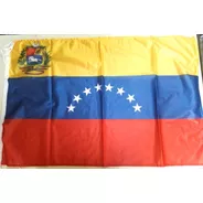 Bandera Venezuela 7 Estrellas Escudo Original 60 X 90cm