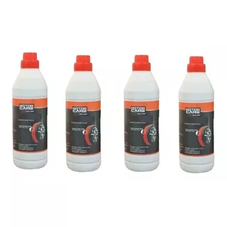 4 Vacinas Blindagem Anti Furo Pneu Carro, Moto, Bike 500ml