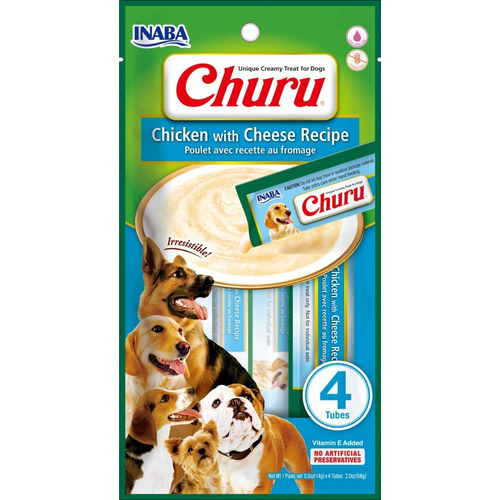 Snack Premio Perro Inaba Ciao Churu Pollo Queso 56gr. Np