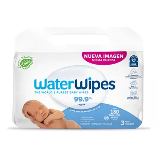 Toallas Húmedas Water Wipes Pack (3x60)
