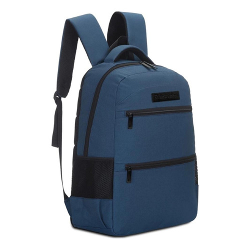 Mochila Urbana Discovery Clásica 15994 Con Porta Notebook Color Azul