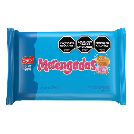 Galletitas Merengadas Sabor Frutilla Tripack Mediano