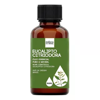Óleo Essencial Eucalipto Citriodora 100ml - Puro E Natural
