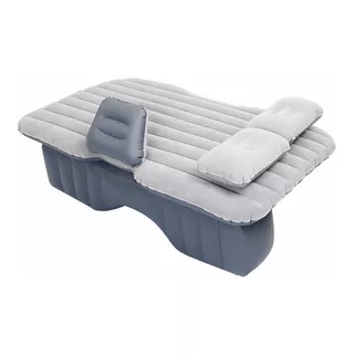 Colchon Inflable Con Compresor 12v Y 2 Almohadas Para Auto