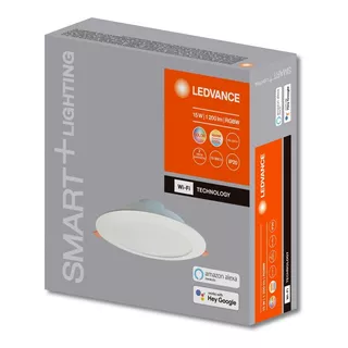 Luminaria Plafon Embutir Inteligente Smart Wifi Rgb Ledvance Cor Branco 110v/220v