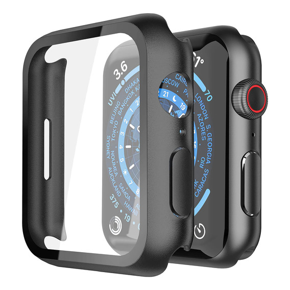 Case Funda + Vidrio Apple Watch Series 9 / 45mm