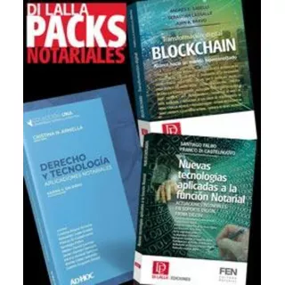 Pack Notarial (nuevas Tec + Derecho Y Tecnologia+blockchain)