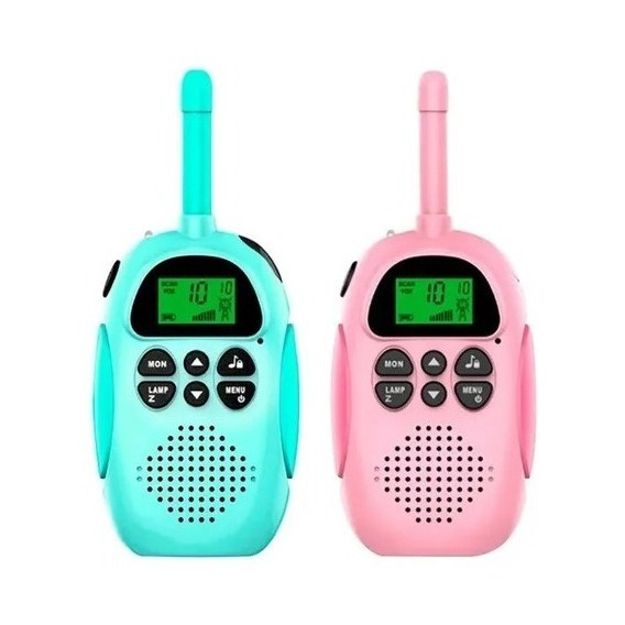 Walkie Talkie Mini Radios Niños X 2uni Recargables 