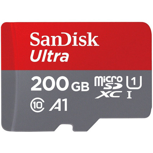 Tarjeta de memoria SanDisk SDSQUAR-200G-GN6MA  Ultra con adaptador SD 200GB