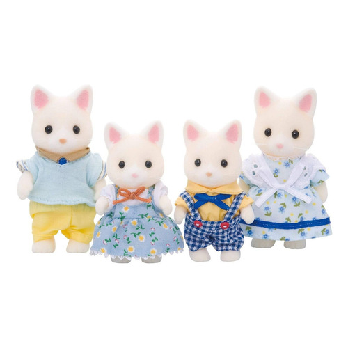 Sylvanian Families Familia De Gatitos Seda Calico Critters