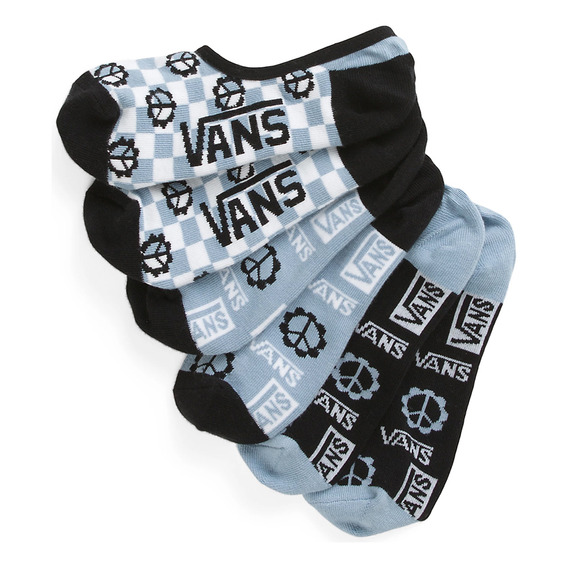 Medias Vans  Logo Ditsy Canoodle Ashley Blue 