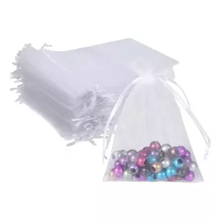 Saquinho Organza 9x12 Branco Saco De Organza Atacado 100un