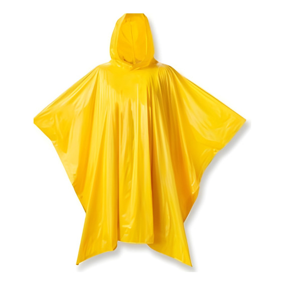 Piloto Poncho Para Lluvia Impermeable Reforzado De Pvc