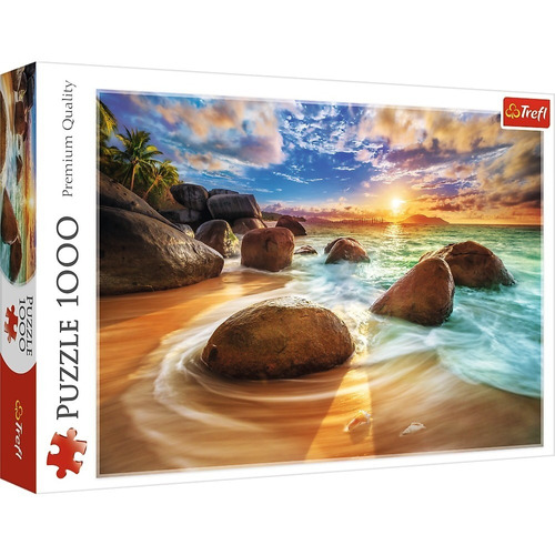 Rompecabezas Puzzle 1000 Piezas Trefl India Playa - 10461