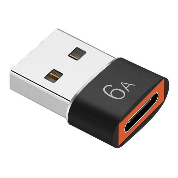 Adaptador Convertidor Usb C A Usb 3.0 Otg Carga Rápida 6a