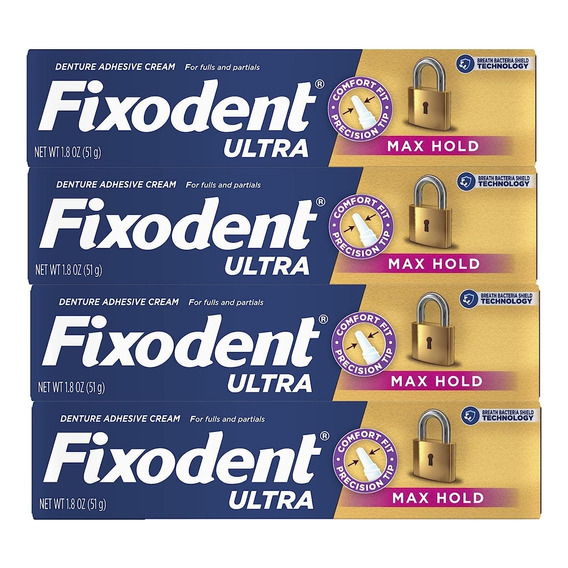 Fixodent Ultra Max Hold 4un