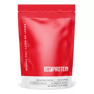 Proteina Whey 1,4lbs (635gr) Unflavored - Chef Protein Sabor Natural