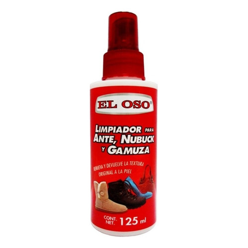 Limpiador De Calzado Y Artículos De Ante Nobuck Gamuza 125ml