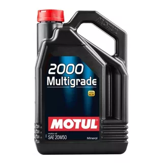 Aceite Mineral 20w50 Auto Motul 2000 Multigrado Galón 5l