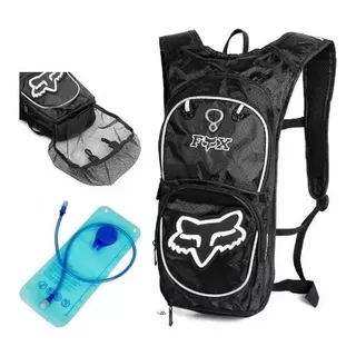 Mochila De Hidratação Bike Fox Racing Preta - 2l Térmica