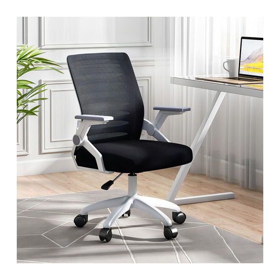 Silla Escritorio Barata Ergonómica Giratorias Oficina Gamer Color Negro Material del tapizado Algodón