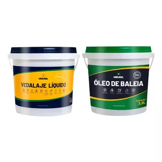 Óleo De Baleia Vbrasil 3,2l + Veda Laje Liquido 3,2l