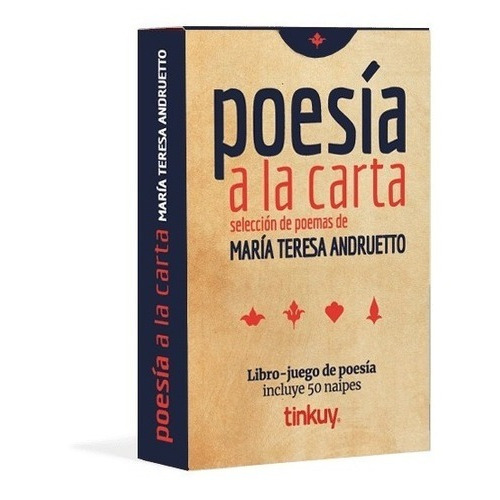 Poesía A La Carta, De María Teresa Andruetto. Editorial Tinkuy En Español