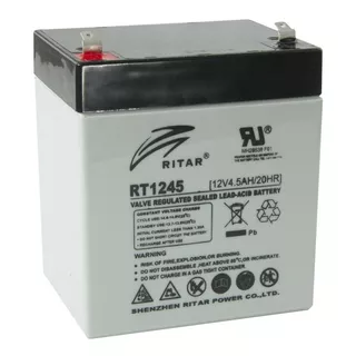 Bateria 12v 4.5ah(12v 4ah) Secas Ritar Rt-1245