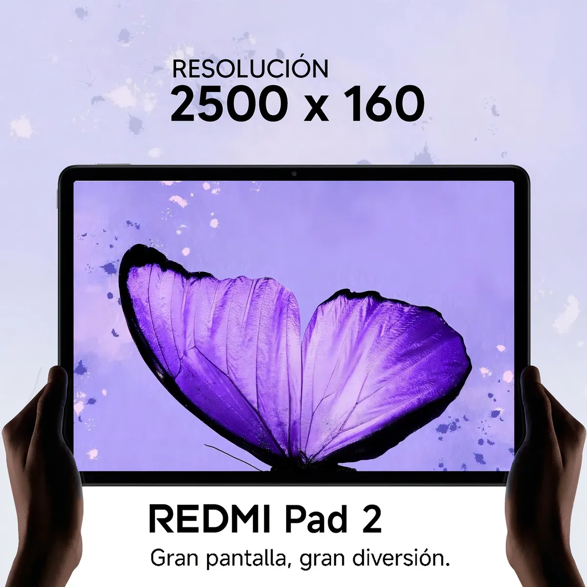 Imagem 2 de 5 de Tablet Xiaomi Redmi Pad 2 11, 8 GB, 256 GB, Wi-Fi, roxo lavanda