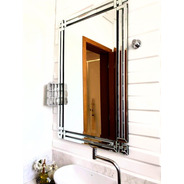 Espelho Veneziano 110cm X 70cm  Sala Lavabo Banheiro
