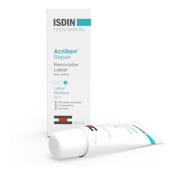 Isdin Acniben Teen Skin Rx Renovador Bálsamo Labial X 10 Ml