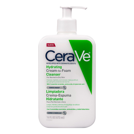 Cerave Limpiadora Crema Espuma 473ml