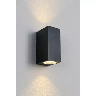 Luminaria Bidireccional Gris Grafito Led 2x5w Tecnolyte