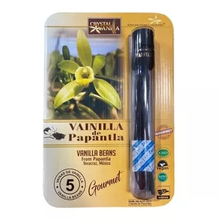 Vainilla De Papantla En Vaina Entera 5 Vainas 100% Natural