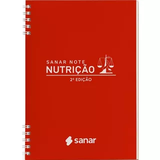 Livro Sanar Note Nutrição 2° Edição 2022