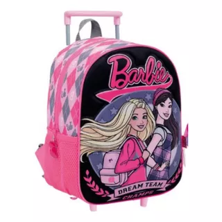 Mochilas Barbie Carrito, Original, Preescolar. Con Ruedas