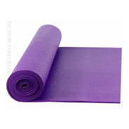 Colchoneta Mat 6 Mm Para Yoga Pilates Fitness Pvc Aislante