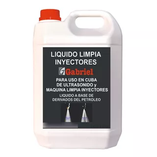 Liquido Limpia Inyectores 5 Lts Para Maquina De Limpieza