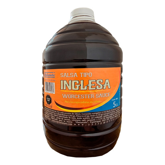 Salsa Inglesa 5 L Con Jarabe Preparado Micheladas Chelamatic