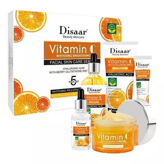 Disaar-kit De Cuidado Facial Blanqueador  Con Vitamina C, 