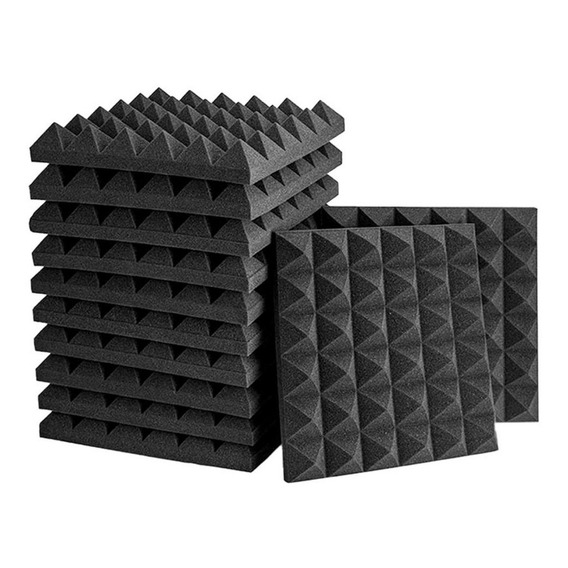 Panel Acústico Piramidal 3d Espuma Acústica Para Estudio