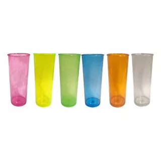 Vaso Jaibolero Plastico Diferentes Colores 100 Piezas