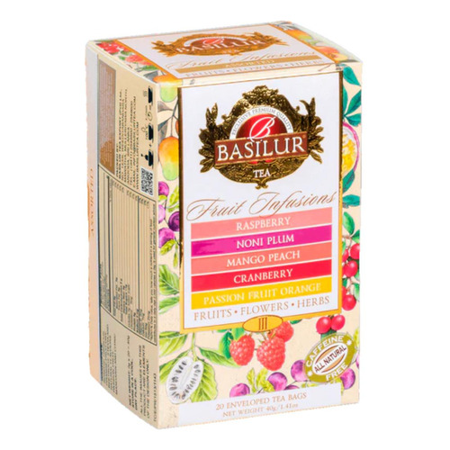 Infusion Frutal Te Basilur Fruit Infusions Vol Iii 20 Bolsas