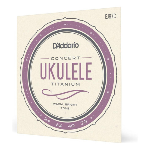 Cuerda para ukelele Concerto d'Addario Pro-arté Tita EJ87c