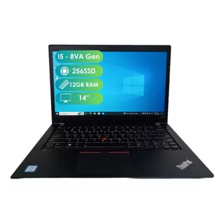 Portátil Ultraliviano Lenovo Core I5 8gen 256ssd 12gb T480s 