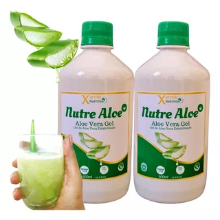 Suco Nutrealoe Babosa Gel Puro Natural Saúde Intestinal 1kg