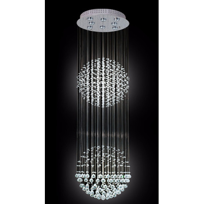 Lampara Doble Esfera Cairel Con 8 Led Gu10 Incluidos Deco